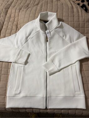 Banana Republic White zip Jacket